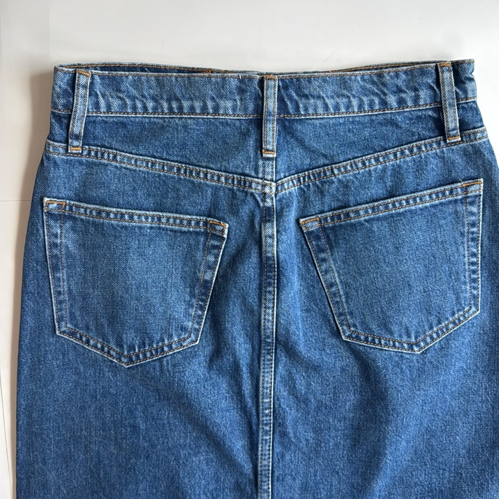 Women’s Frame Denim Midi Split Skirt Size 25 - Picture 11 of 12